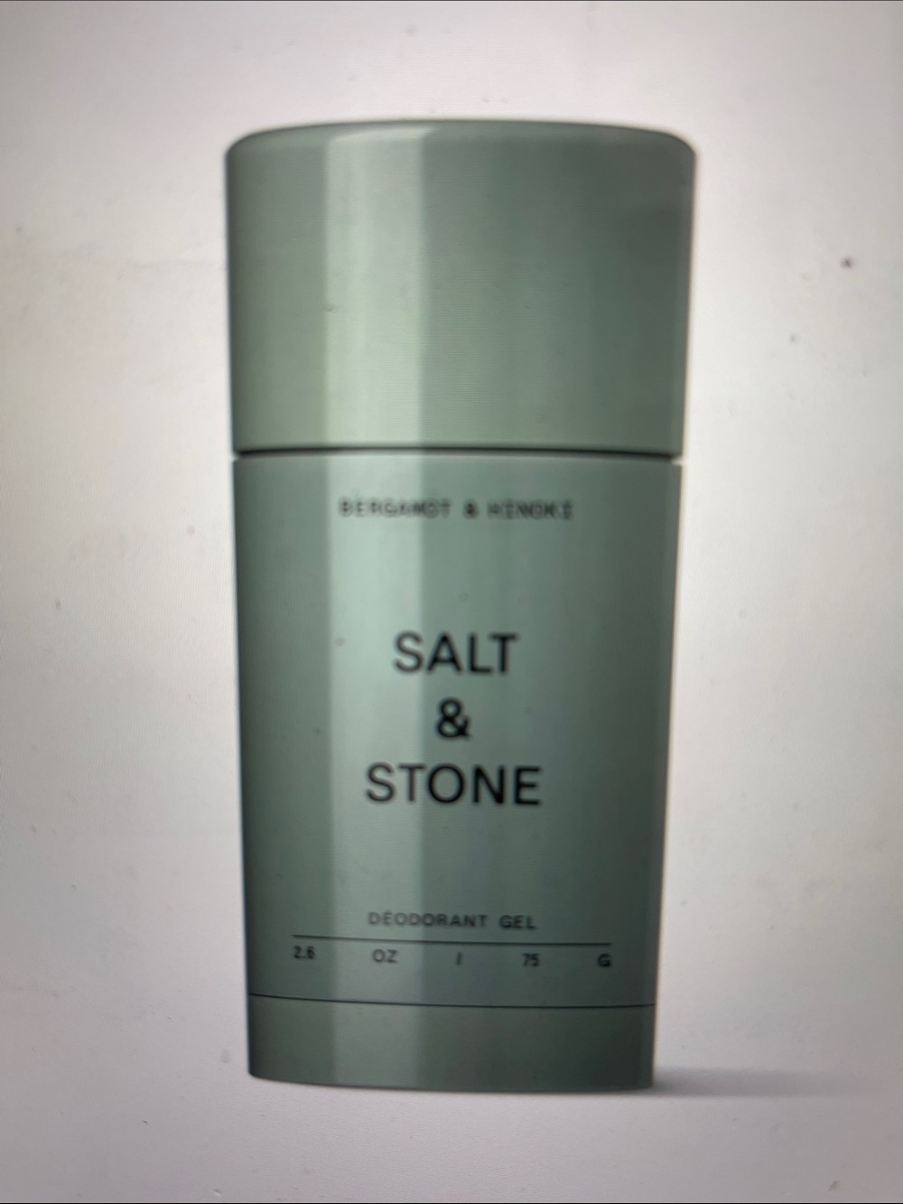 SALT & STONE - NEW Solid Deodorant in Bergamot & Hinoki/Full Size/2.6 oz. UNISEX